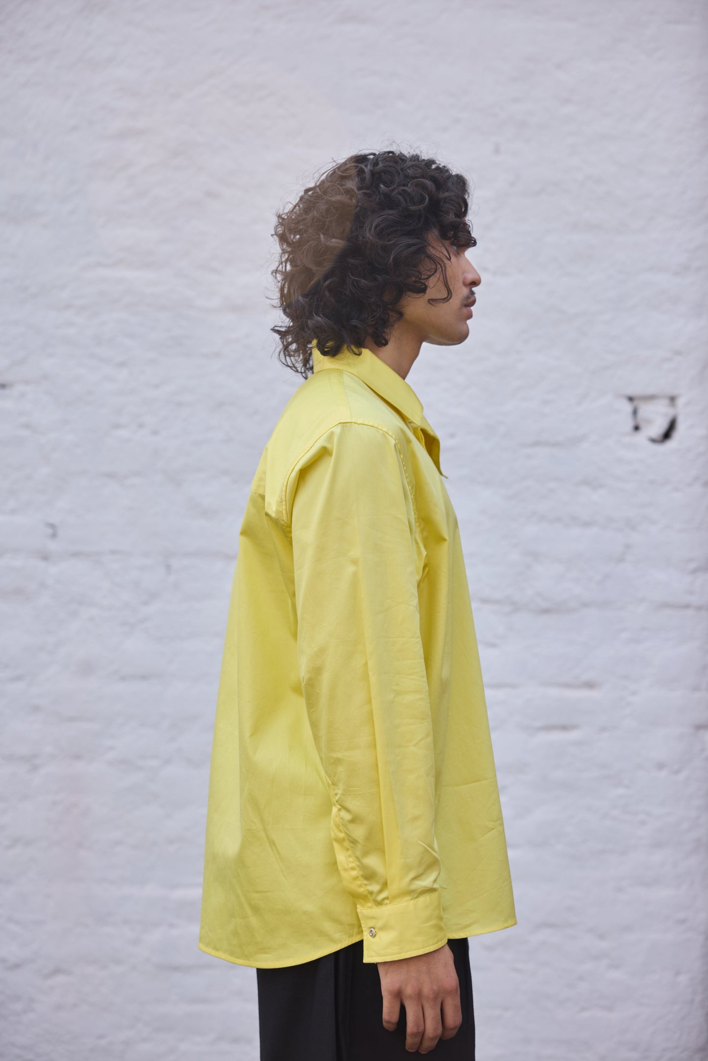 Asymmetrical Collar Shirt