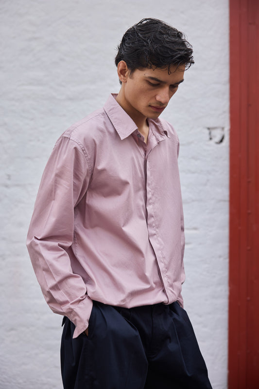 Window ribbed shirt