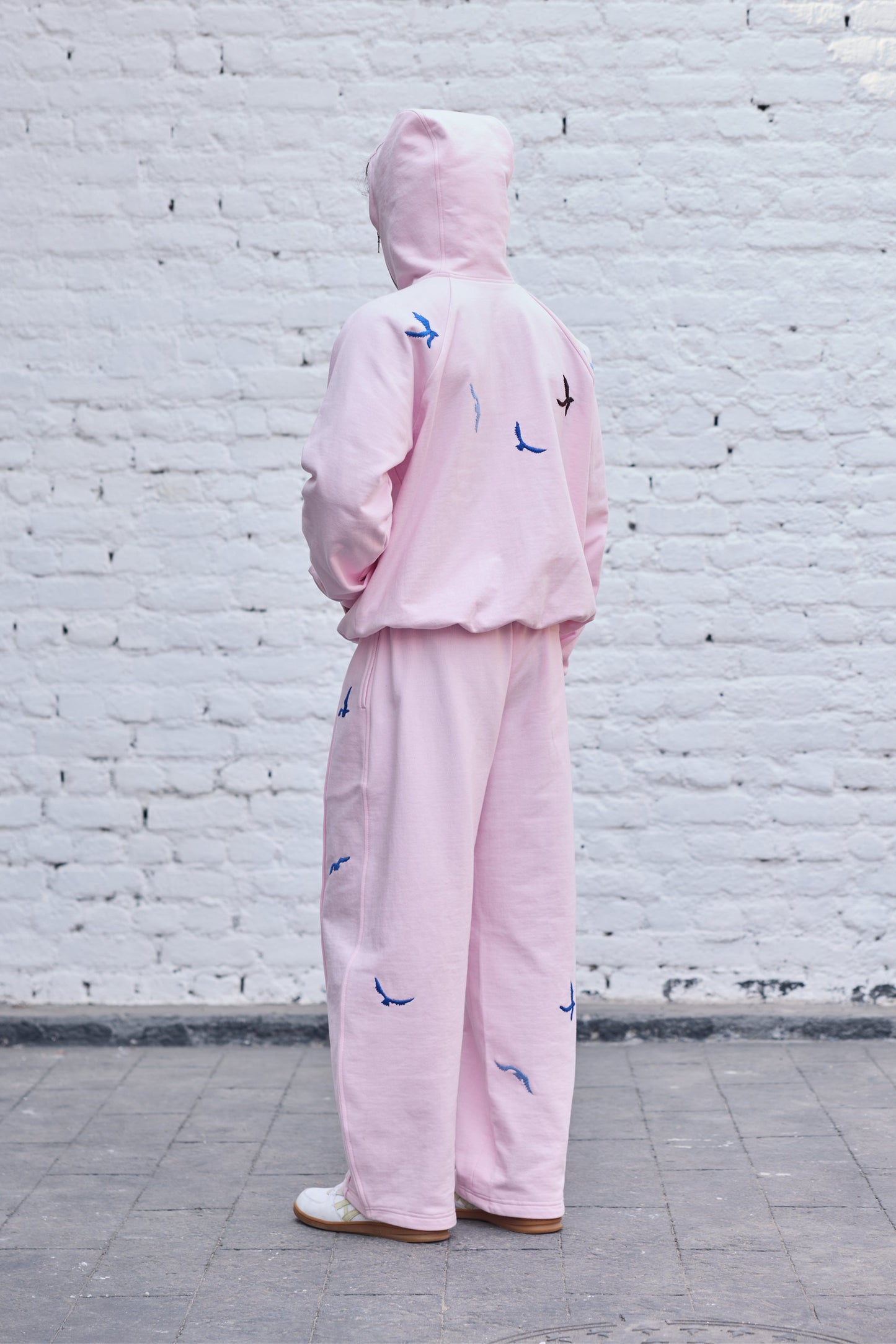 Baby-pink Fly Hoodie