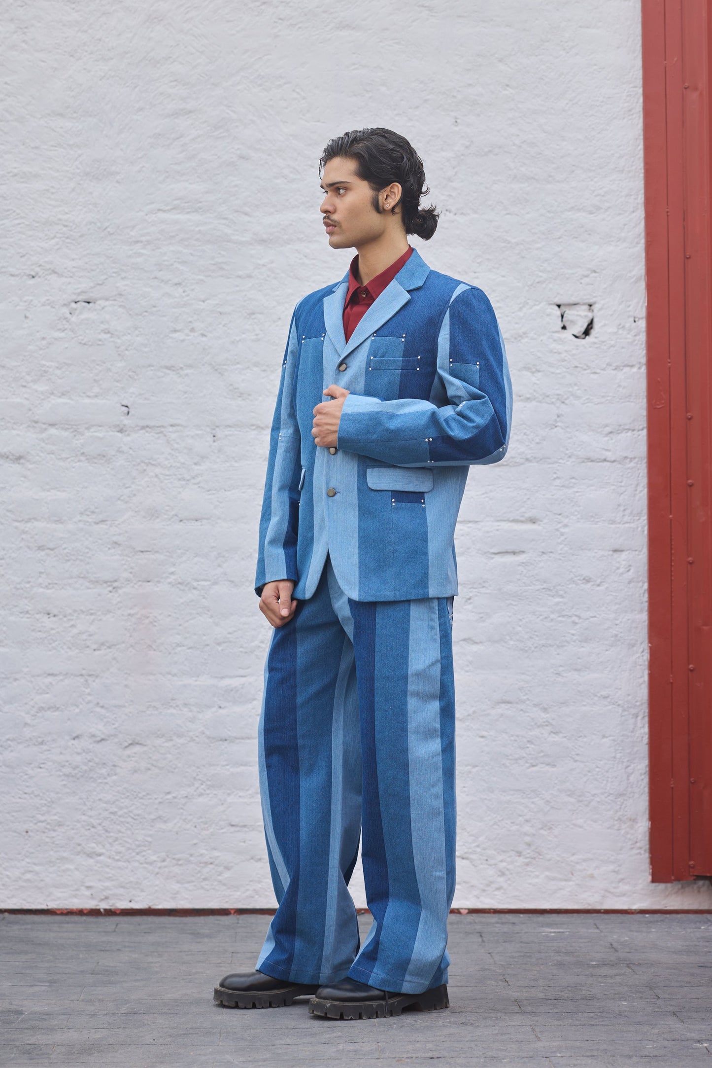 3-way panelled suit