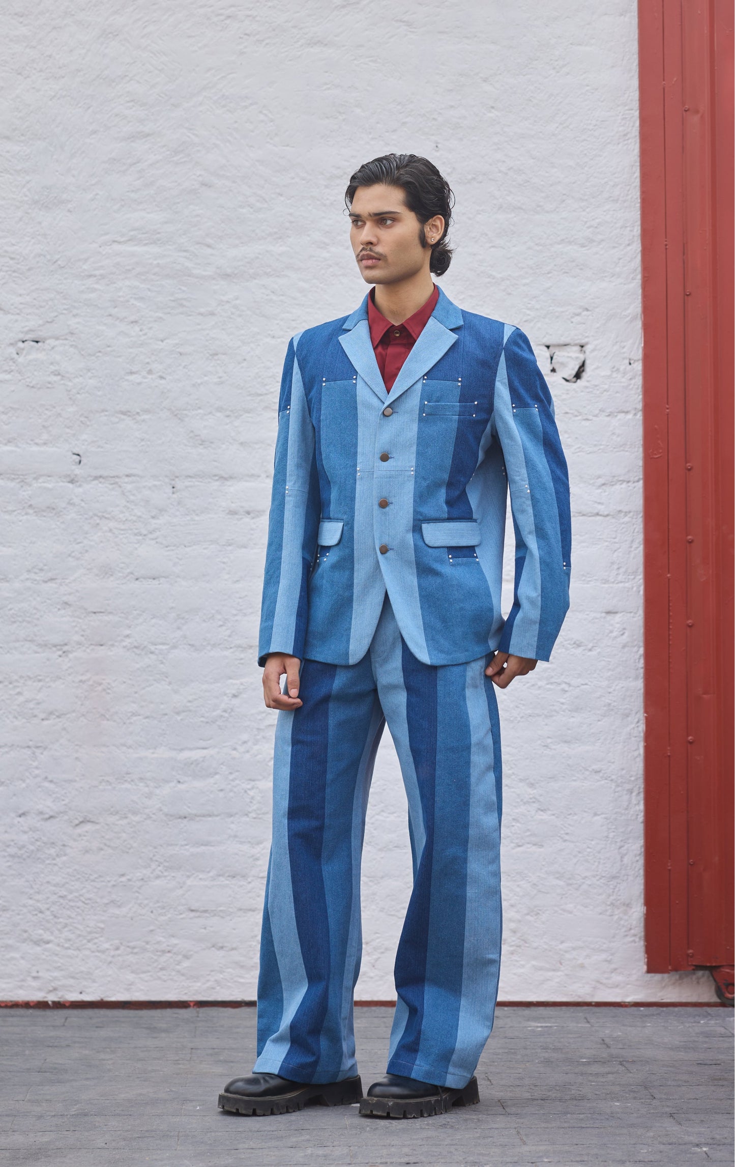 3-way panelled suit