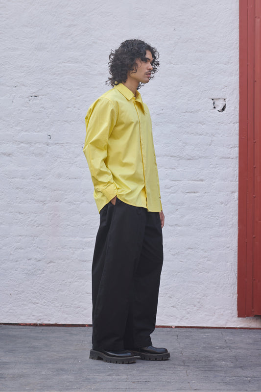 Asymmetrical Collar Shirt