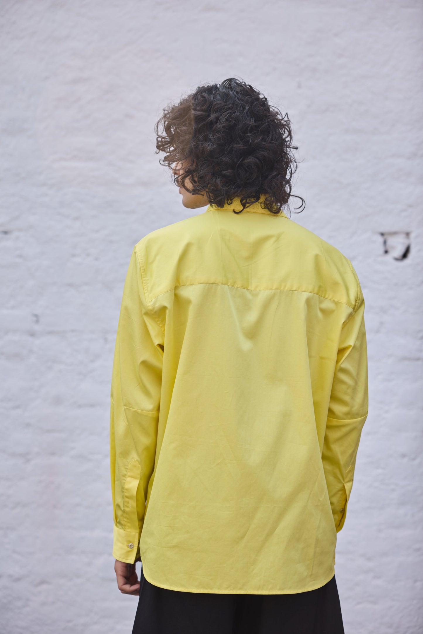 Asymmetrical Collar Shirt