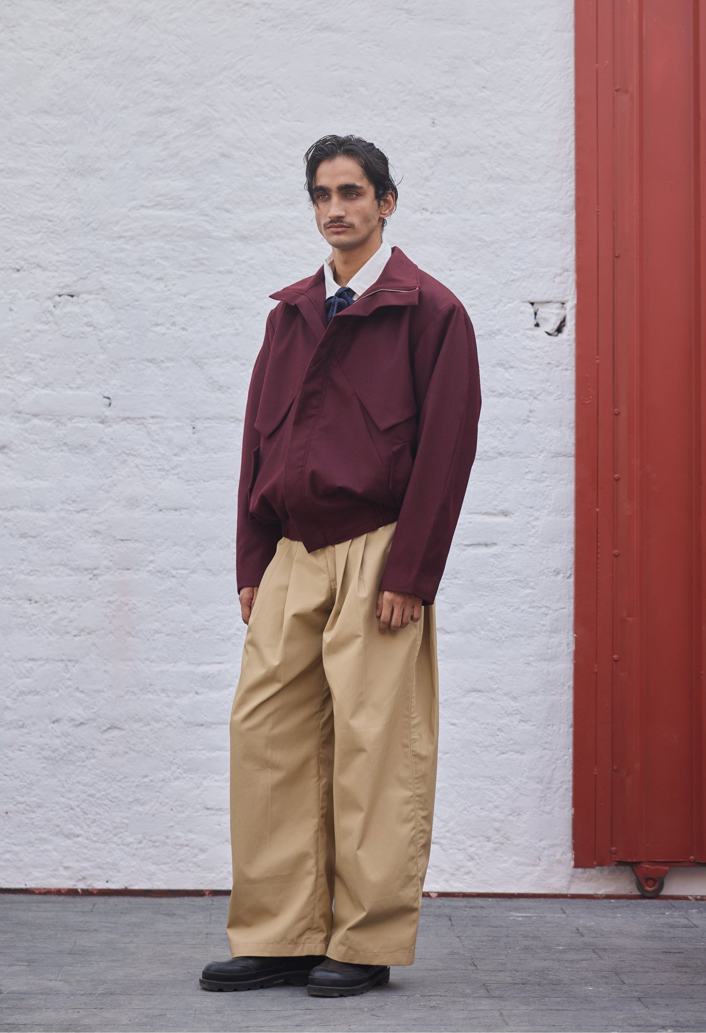 Blood ox wool jacket