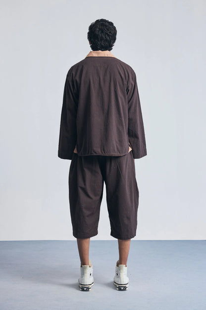 Knots Shirt – Brown Noise