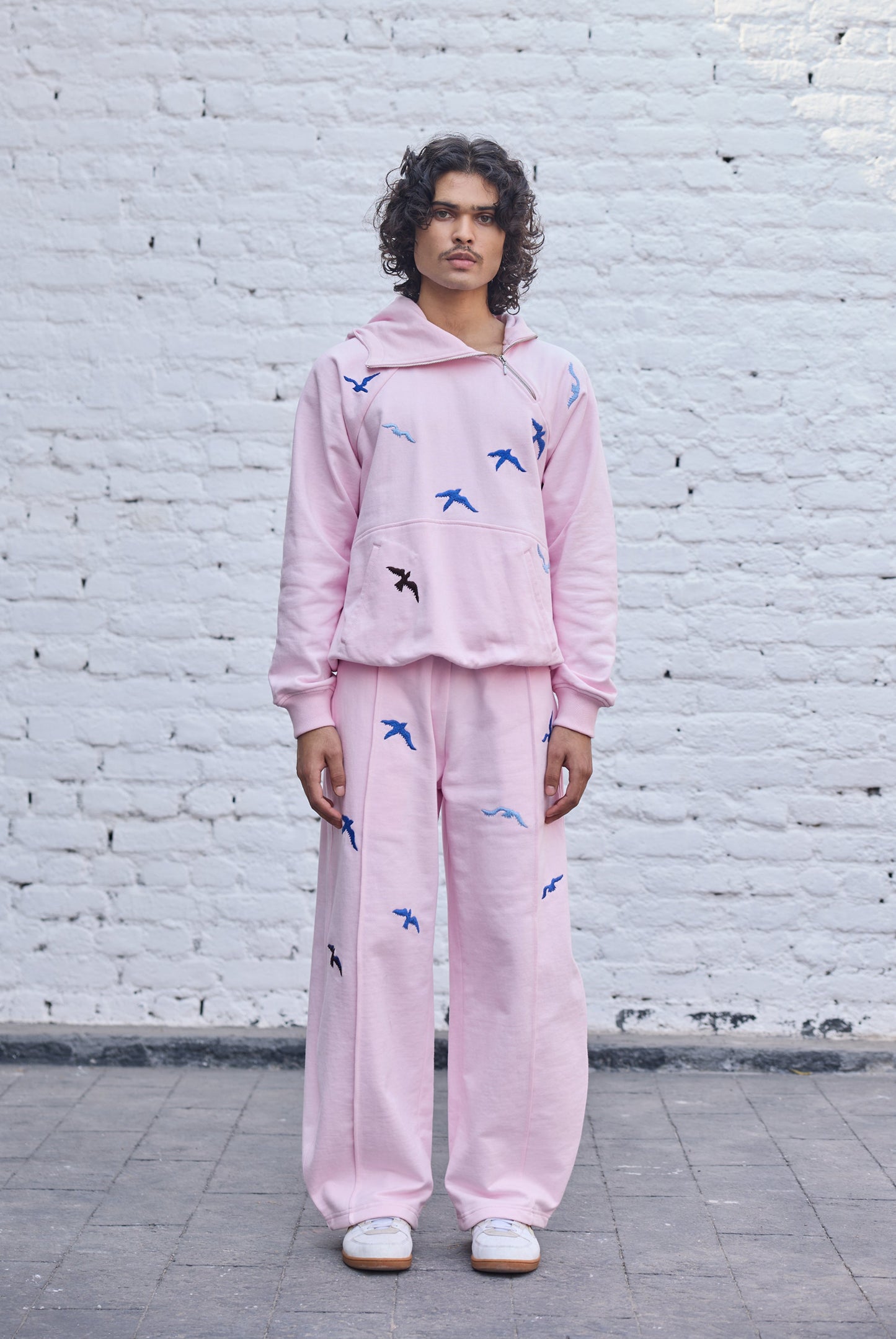 Baby-pink Fly Hoodie