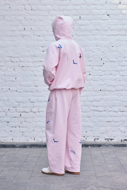 Baby-pink Fly Hoodie