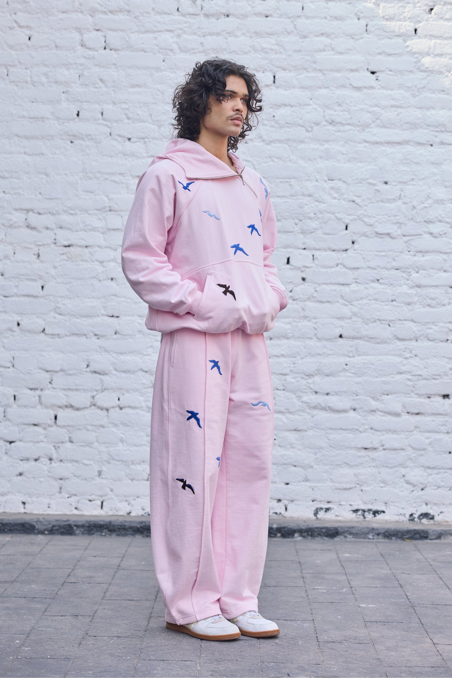 Baby-pink Fly Hoodie