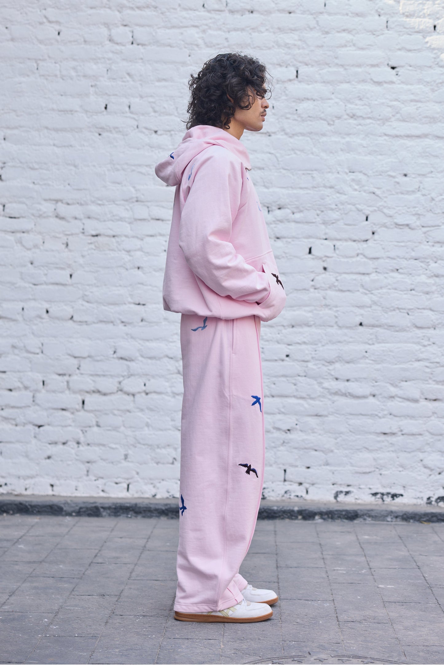 Baby-pink Fly Hoodie