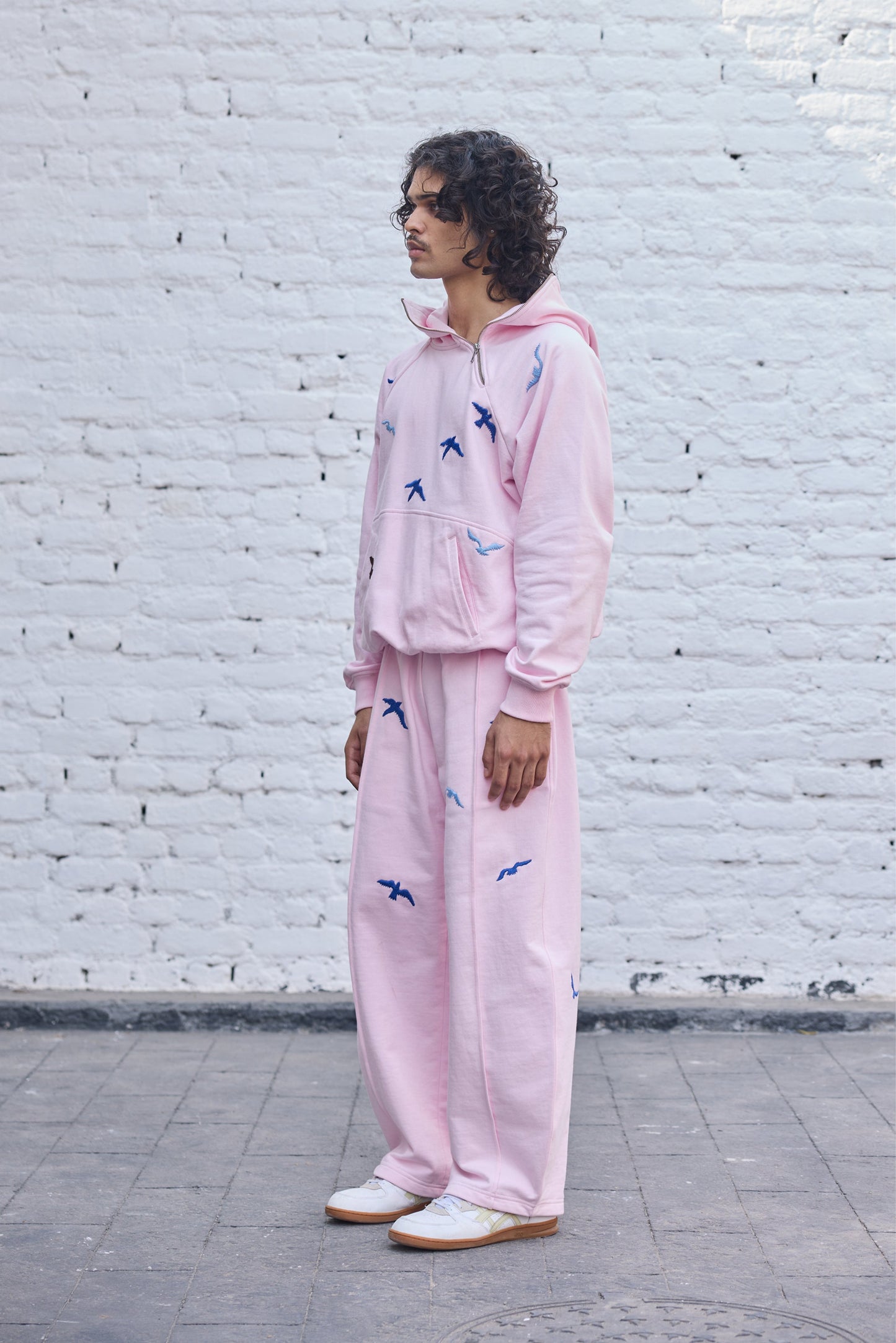 Baby-pink Fly Hoodie